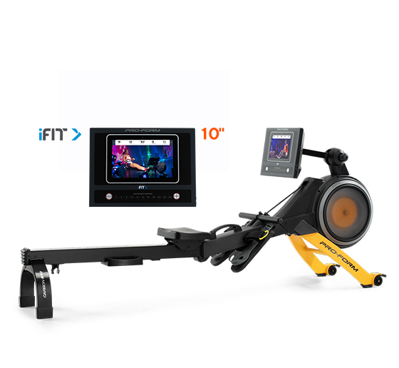 Achetez le rameur d'appartement complet ProForm Carbon R10