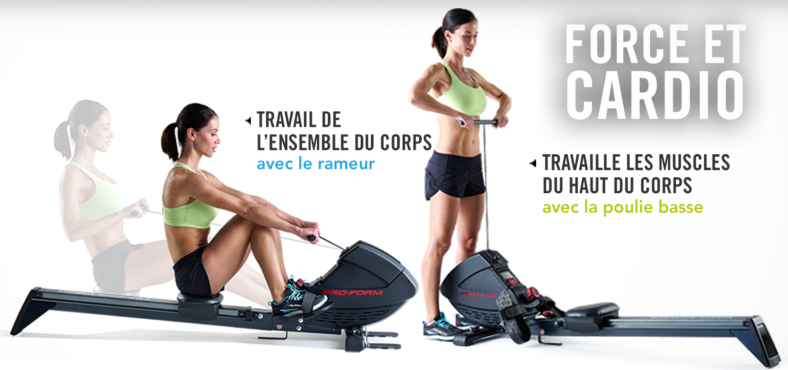 Découvrez le Rameur 440R, un rameur pliable pas cher ProForm